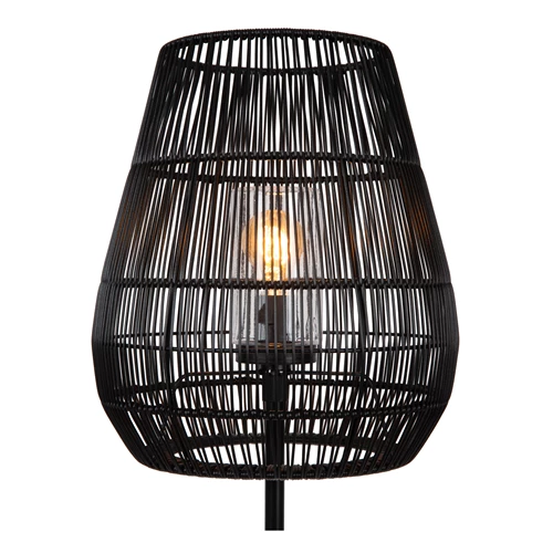 Lucide NERIDA - Stehlampe Innen/Außen - Ø 35 cm - 1xE27 - IP44 - Schwarz - detail 1